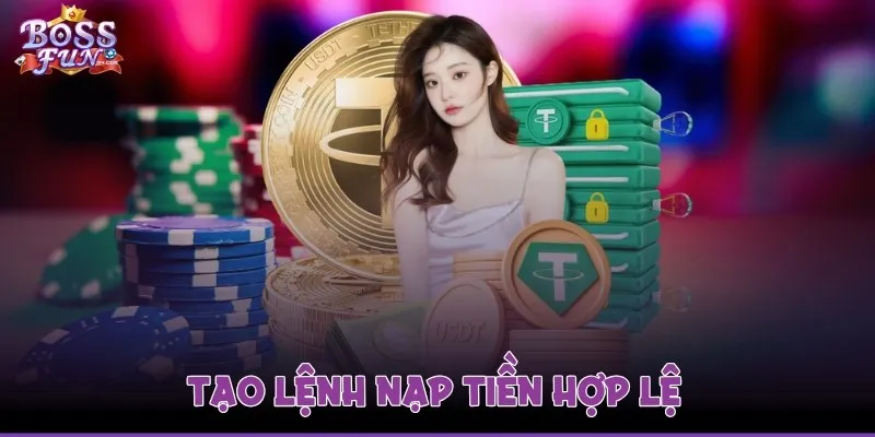 Thành viên phải tạo lệnh nạp tiền hợp lệ mới được cộng số dư đầy đủ